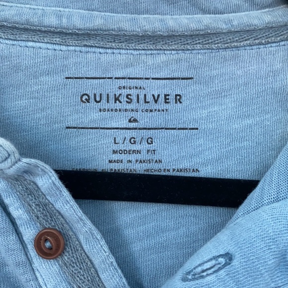 Men’s: baby blue quick silver large polo - Picture 2 of 3